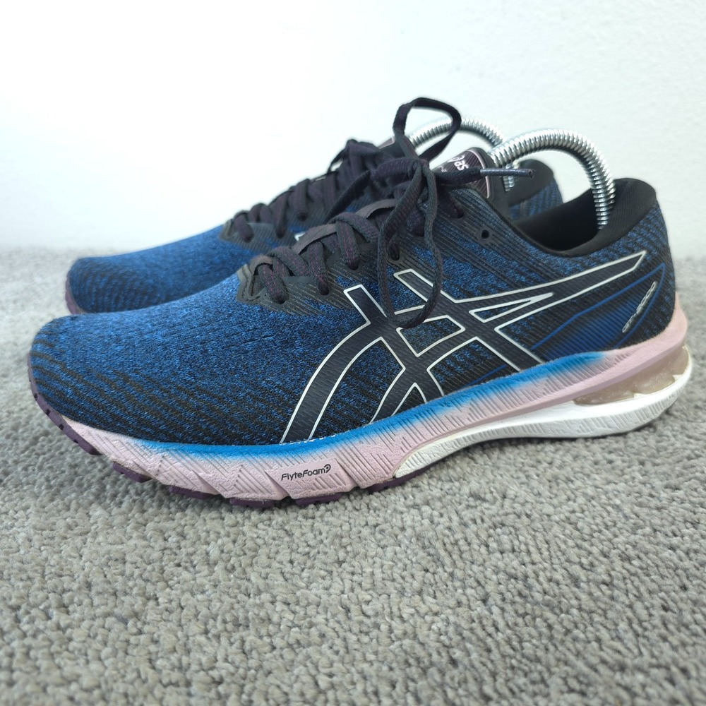 Asics GT 2000 10 Womens Size 9.5 Running Shoes Blue Pink 1012B045 Sneaker